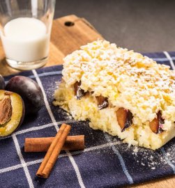 Rice pudding with plums Adventure Menu