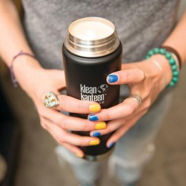 Vacuum Bottle Klean Kanteen Wide Loop 592ml stainless steel