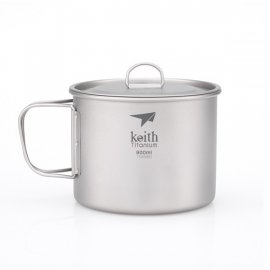 Titanium Keith mug with lid 900ml