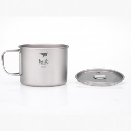 Titanium Keith mug with lid 900ml