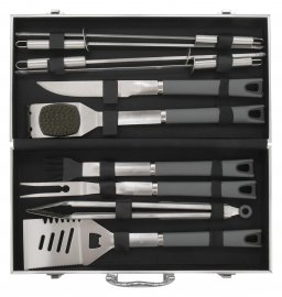 Grilling tools Cattara Grey Line set 11pcs