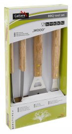 Grilling tools Cattara Wood set 3pcs
