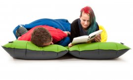 Self-inflating car mattress Zulu Dreamtime 5cm Double Pillow