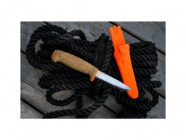 Morakniv Floating Serrated Knife Orange