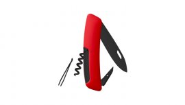 Swiss pocket knife Swiza D01 Allblack red
