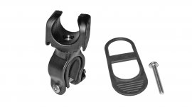 Swivel bike lamp holder