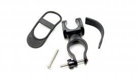 Swivel bike lamp holder