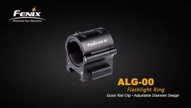 Mounting the flashlight on 22mm rail Fenix ALG-00