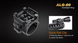 Mounting the flashlight on 22mm rail Fenix ALG-00