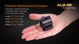 Mounting the flashlight on 22mm rail Fenix ALG-00