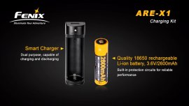 USB charger Fenix ARE-X1 + 18650 (2600 mAh)