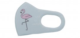 Children's drape - flamingo