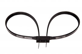MFH disposable handcuffs black 1pc