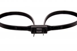 MFH disposable handcuffs black 1pc