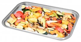 Stainless steel grill tray 34 x 24cm