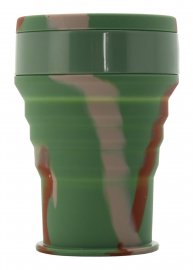 Silicone foldable cup ARMY 350ml