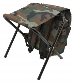 Folding chair with backpack OLBIA ARMY