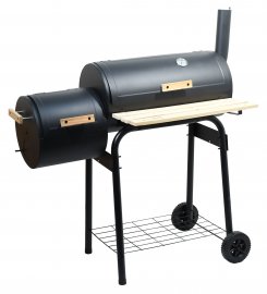 SMOKIE charcoal grill with smokebox