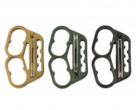 Klasik Knuckle Duster With Pocket Clip Black