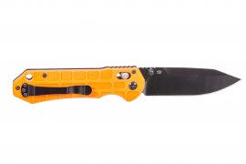 Ganzo G7453P orange closing knife with whistle