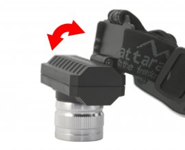 Headlamp Cattara SCORPION 90lm XPE ZOOM rechargeable