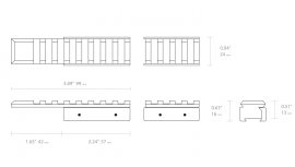 Hawke 11mm to 22mm Mount Adapter