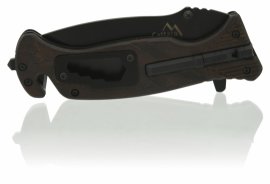 Closing knife BLACK BLADE with safety lock 21,7cm