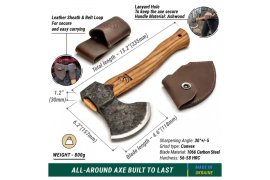 Axe BeaverCraft Bushcraft Splitting Axe AX3 2