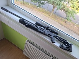 Review: Air rifle EPIC TWO 6.35mm, CZ 700mm, CFB, Arca-Swiss L, folding stock - 3