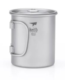 Titanium Mug Keith with Lid 300ml 2