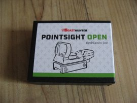 Review: Red Dot Sight Beast Hunter Open PointSight Red/Green - 1