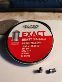 Review: Pellets JSB Exact Beast 4.52mm 250pcs - 1