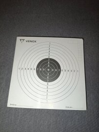Review: Venox airgun targets 14x14 100pcs - 1