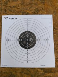 Review: Venox airgun targets 14x14 100pcs - 1