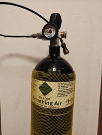 Review: 7l diving cylinder with pressure gauge and hose - 1
