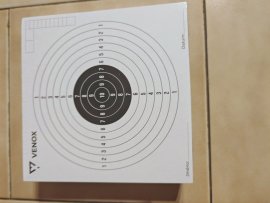 Review: Venox airgun targets 14x14 100pcs - 1