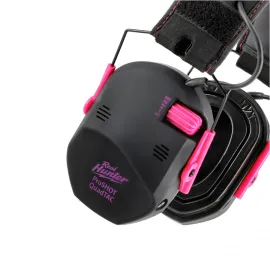 Electronic Shooting Ear Defenders RealHunter Active ProSHOT QuadTAC Devil Pink 2