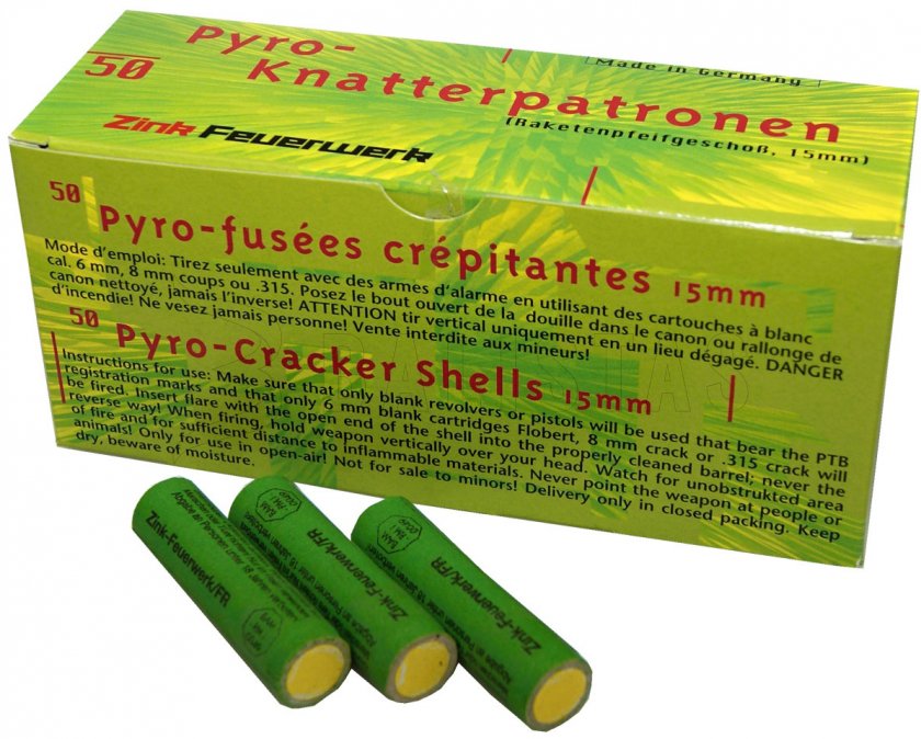 Pyro Flares Zink Knatterpatronen 1pc