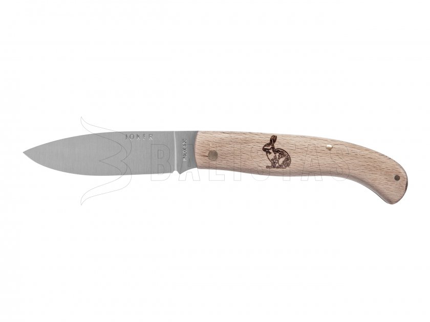 Knife Joker NH78-7 wood rabbit motif 8 cm