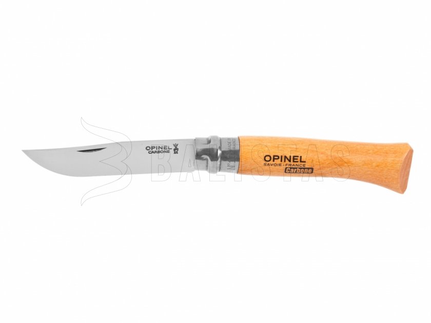 Knife Opinel 10 Closing Karbon Beech