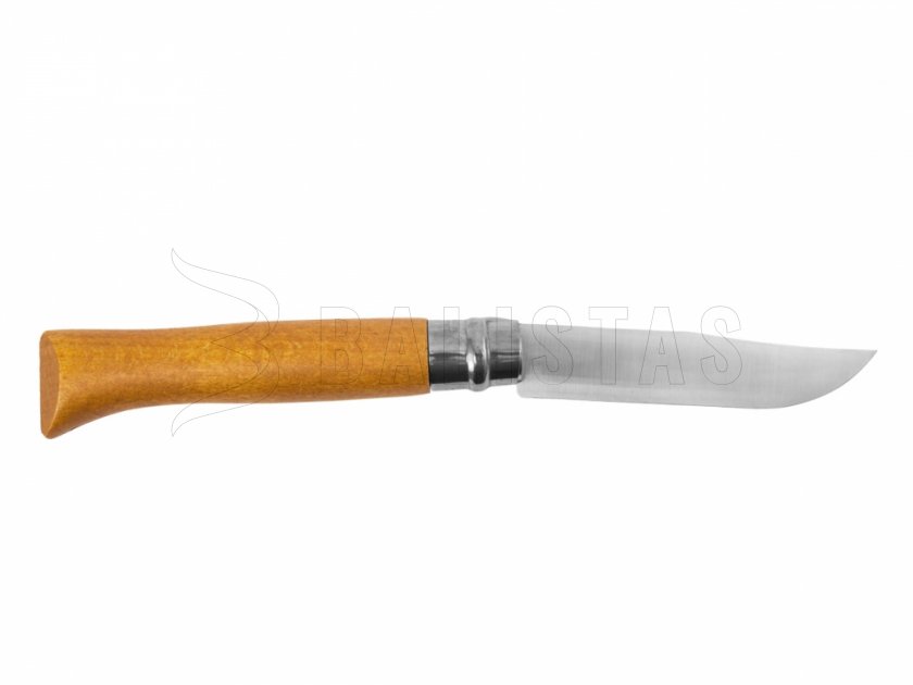 Knife Opinel 12 Closing Karbon Beech