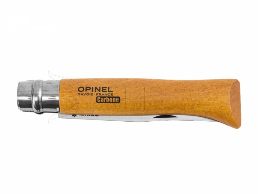 Knife Opinel 12 Closing Karbon Beech