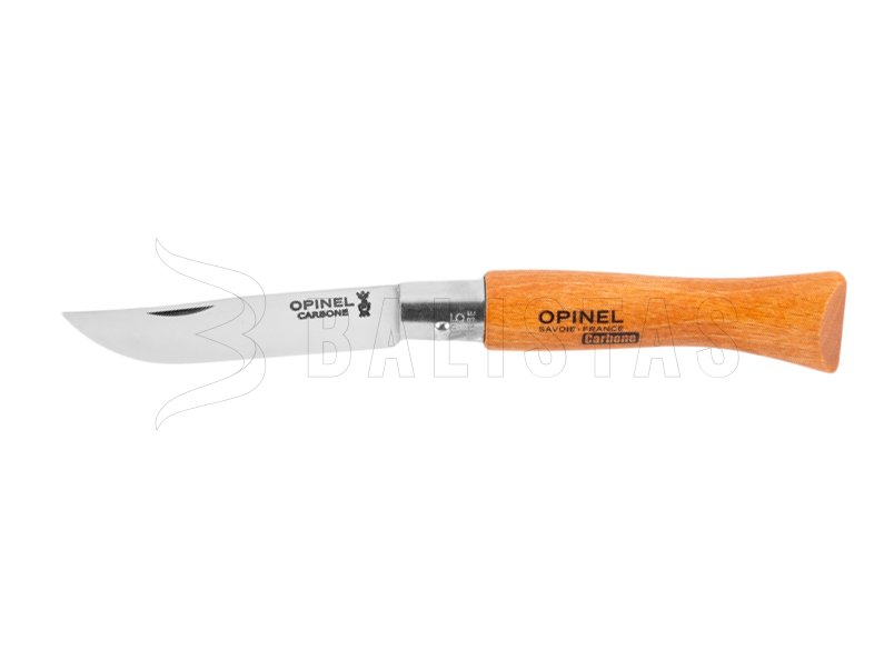 Knife Opinel 5 Closing Karbon Beech