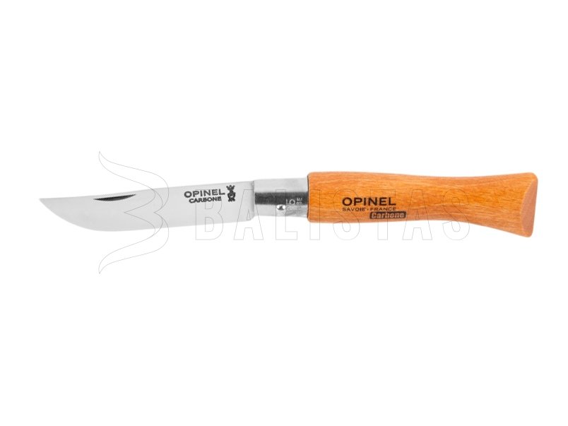 Knife Opinel 5 Closing Karbon Beech