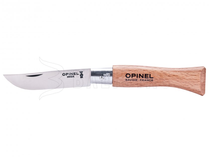 Opinel 5 Closing Knife Inox Beech