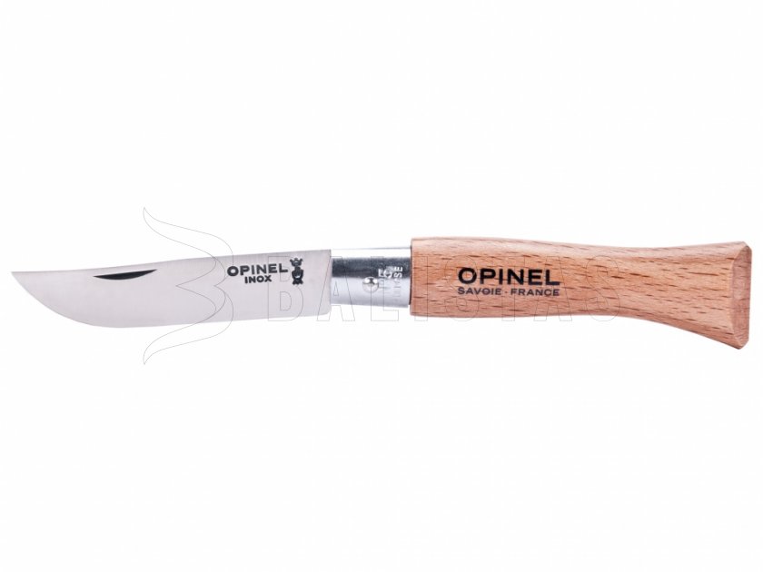 Opinel 5 Closing Knife Inox Beech
