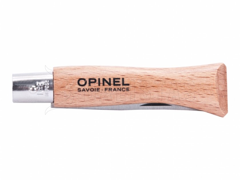 Opinel 5 Closing Knife Inox Beech