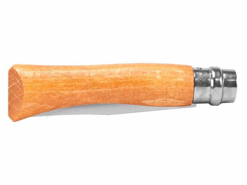 Knife Opinel 7 Closing Karbon Beech