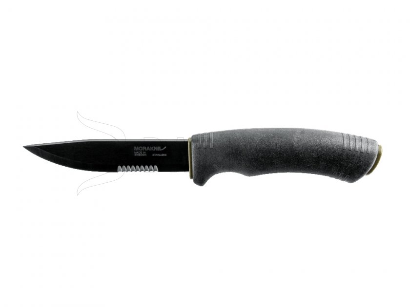 Knife Morakniv Bushcraft SRT black serrated