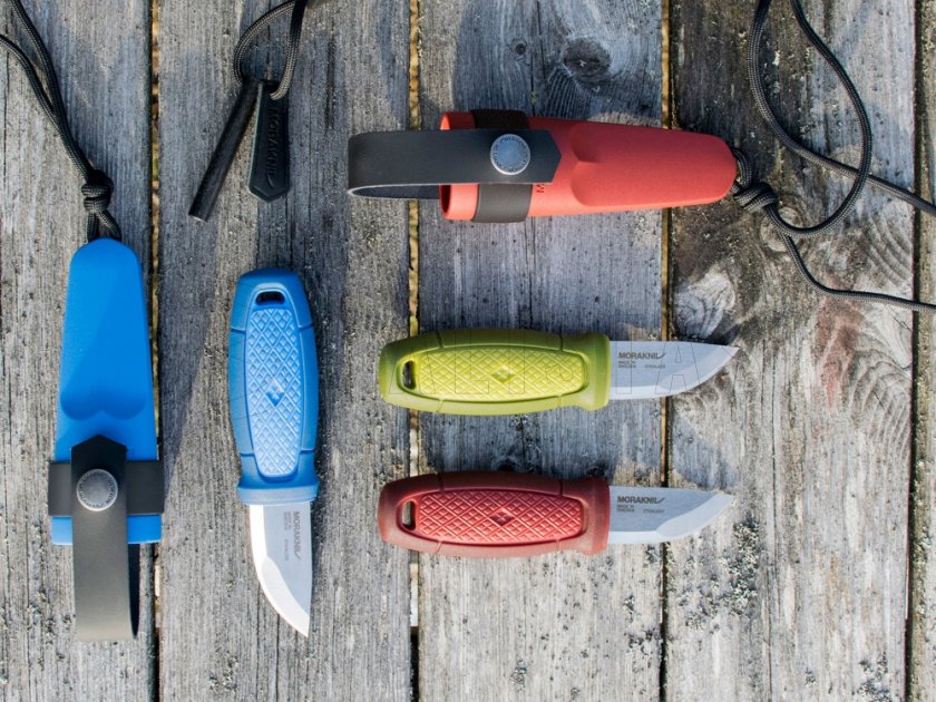 Knife Morakniv Eldris yellow set